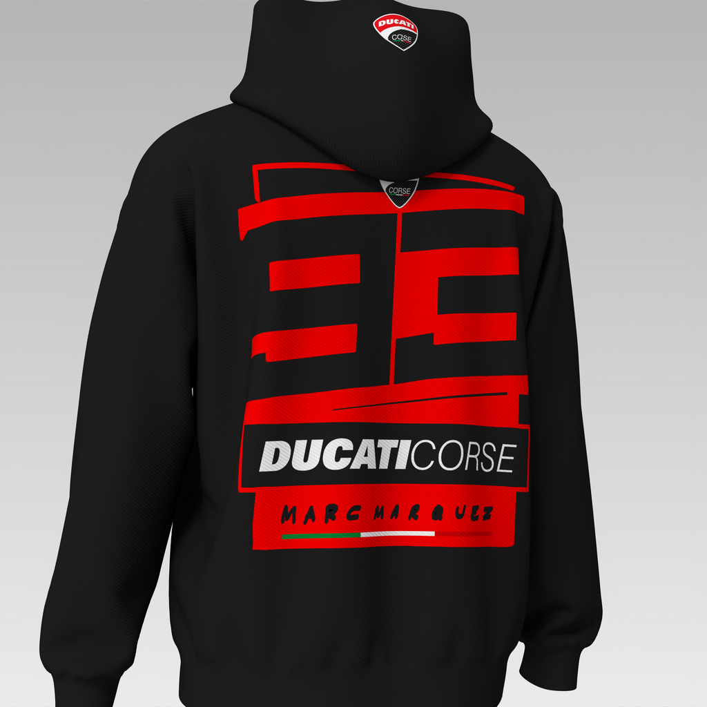 Ducati Corse x MM93 Graphic Oversized Hoodie