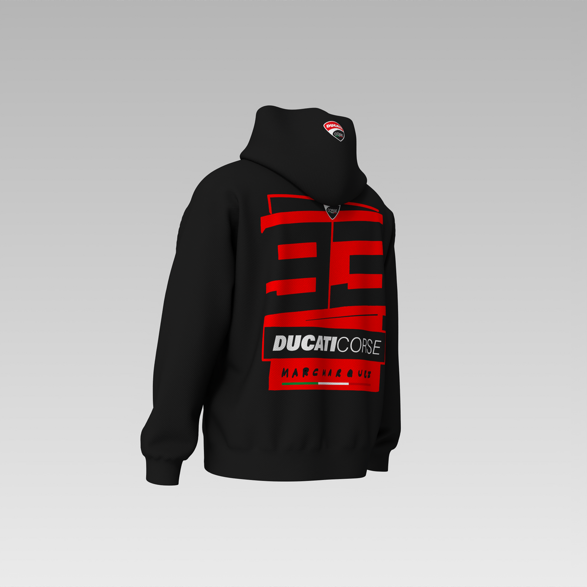Ducati Corse x MM93 Graphic Oversized Hoodie