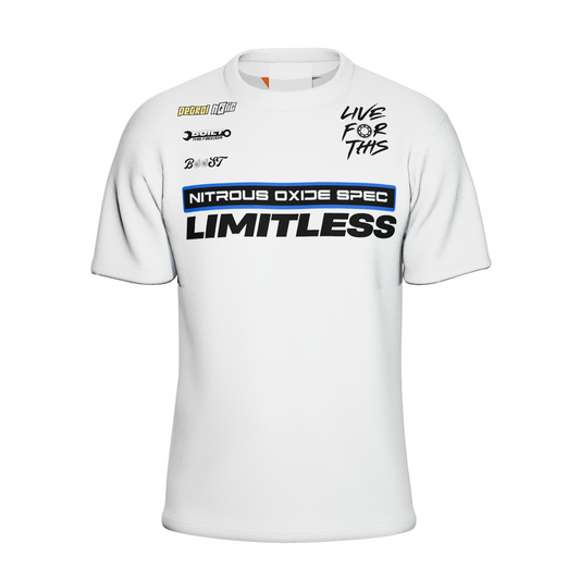 NOS LIMITLESS , WHITE - TSHIRT